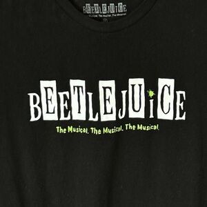 Beetlejuice Black Graphic T-Shirt small
